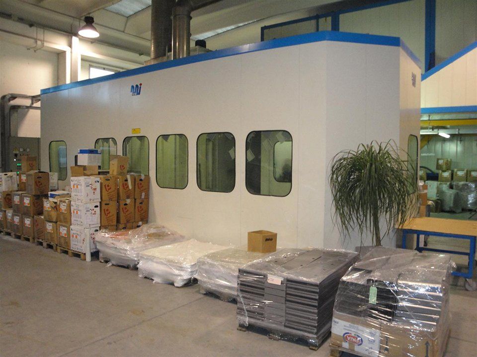 cabina per verniciatura