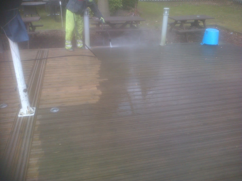 wet driveway