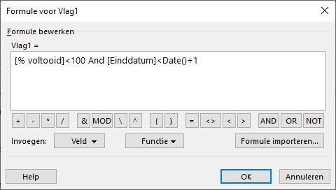 Formule in MS Project