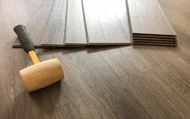 Vinyl Plank Flooring Installed — Lapeer, MI — The Carpet Store Vinyl Plank Flooring Installed — Lapeer, MI — The Carpet Store