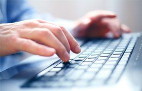 computer typing