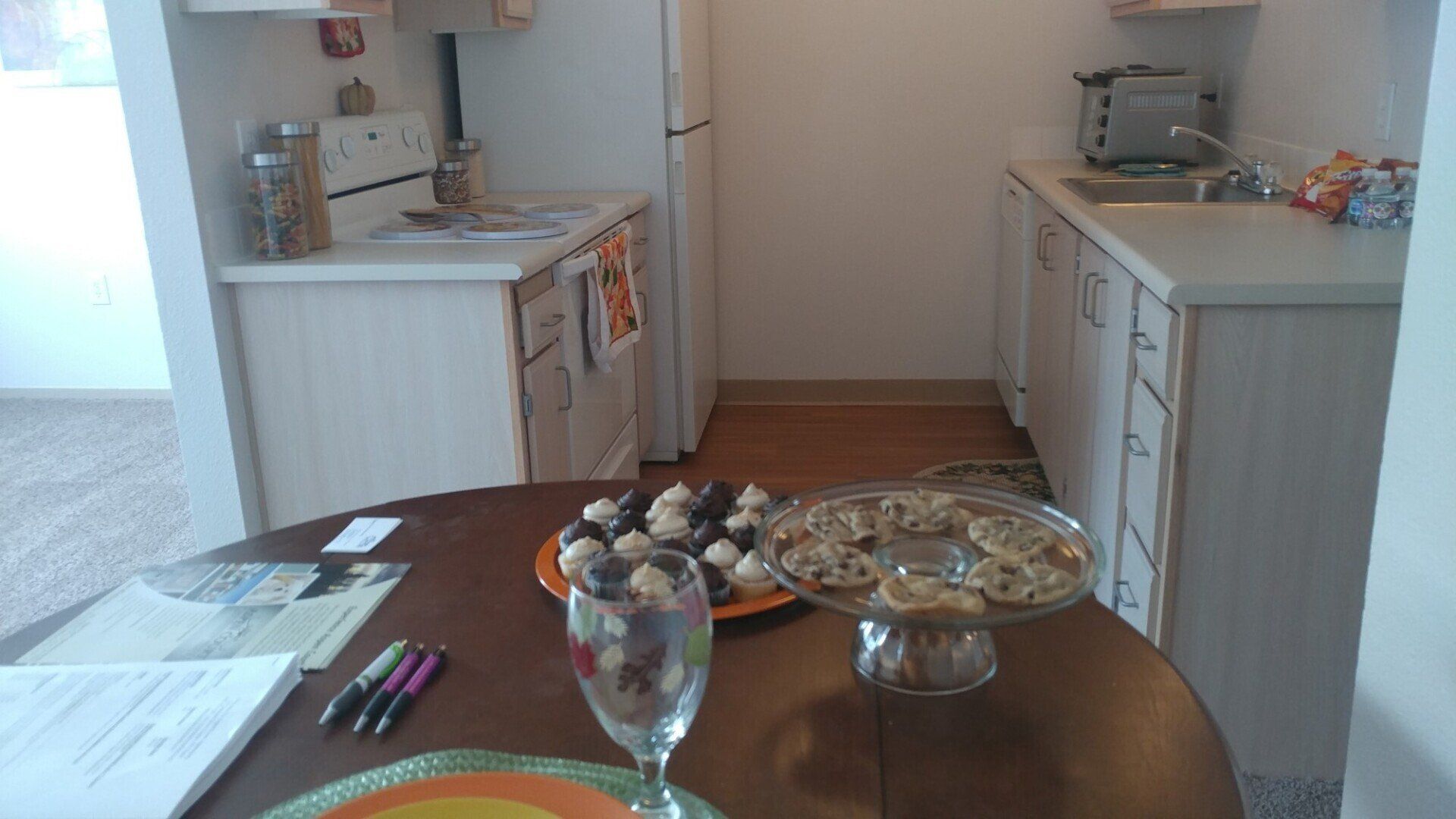 Alternate interior of furnished kitchen