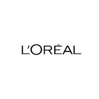 L’Oréal logo in black text on a white background