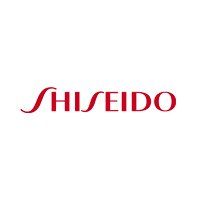 Shiseido logo in red on a white background
