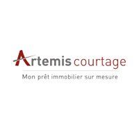 Artemis courtage logo in red and gray with the tagline “Mon prêt immobilier sur mesure”
