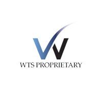 WTS Proprietary logo with blue and black stylized W on white background