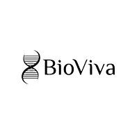 BioViva logo with a black DNA helix icon and text on a white background