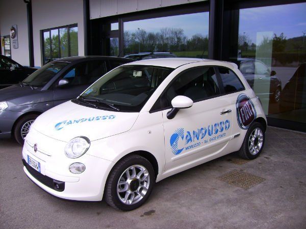 cinquecento con logo candusso