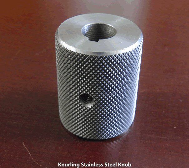 Knurling Steel Knob Machine Parts — Longwood, FL — Designed Concept Machining