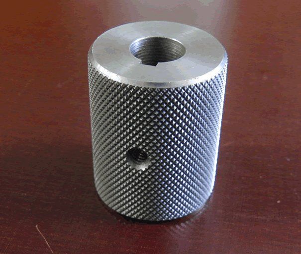Knurling Stainless Steel Knob — Longwood, FL — Designed Concept Machining