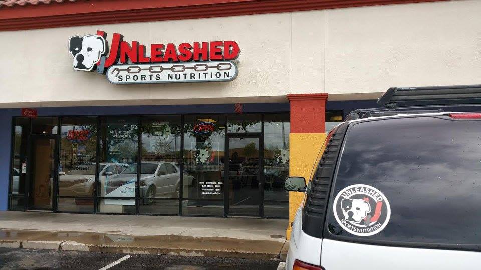 Sarms Store — Entrance Of Unleashed Sports Nutrition Store in Rio Rancho NM