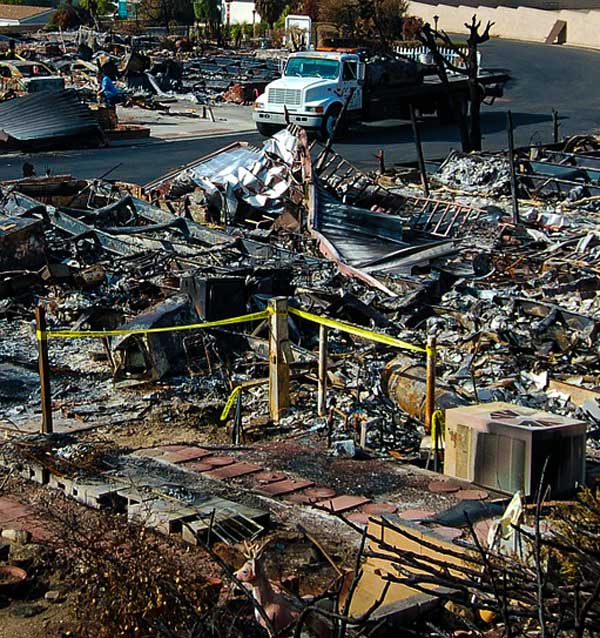 fire damage restoration louisville ky job site