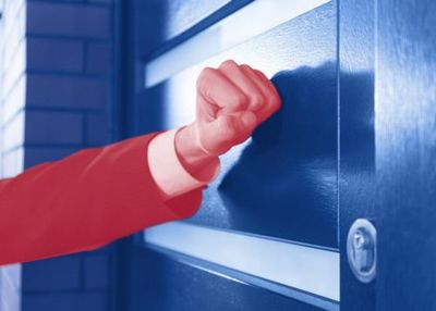 Man Knocking on Door — Houston, TX — IRS Tax Fighters Man Knocking on Door — Houston, TX — IRS Tax Fighters