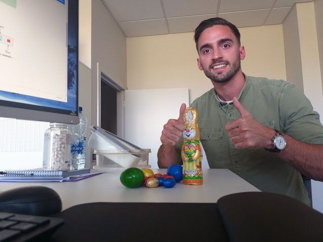 Le lapin de P&acirc;ques est arriv&eacute; t&ocirc;t au bureau du si&egrave;ge !