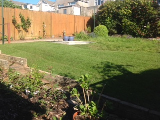 After garden maintenance