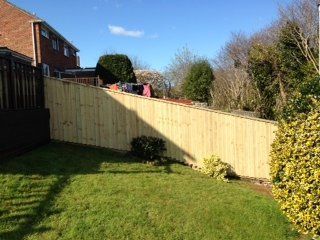 Slanting fence