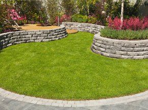 Hard landscaped garden