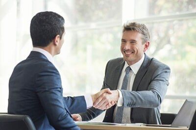 Lawyer — Attorney Shaking Hands with Client in Temple, TX Lawyer — Attorney Shaking Hands with Client in Temple, TX