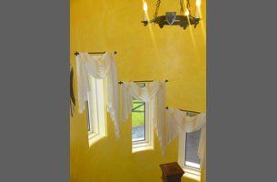 Spiral Stair Drapes