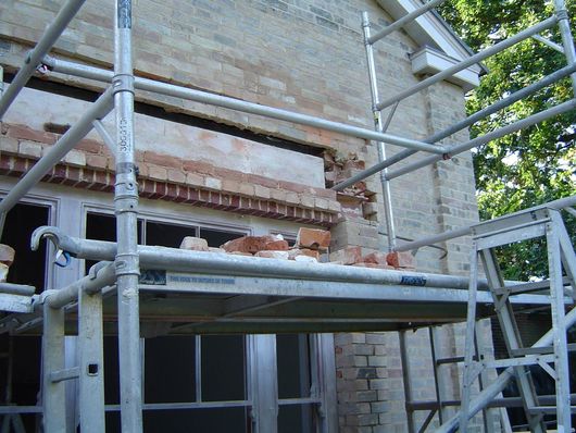 partially constructed building