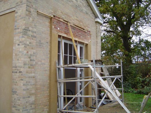 building scaffolding