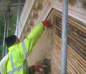 old property being restored