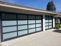 Blue Large & Small Garage Doors