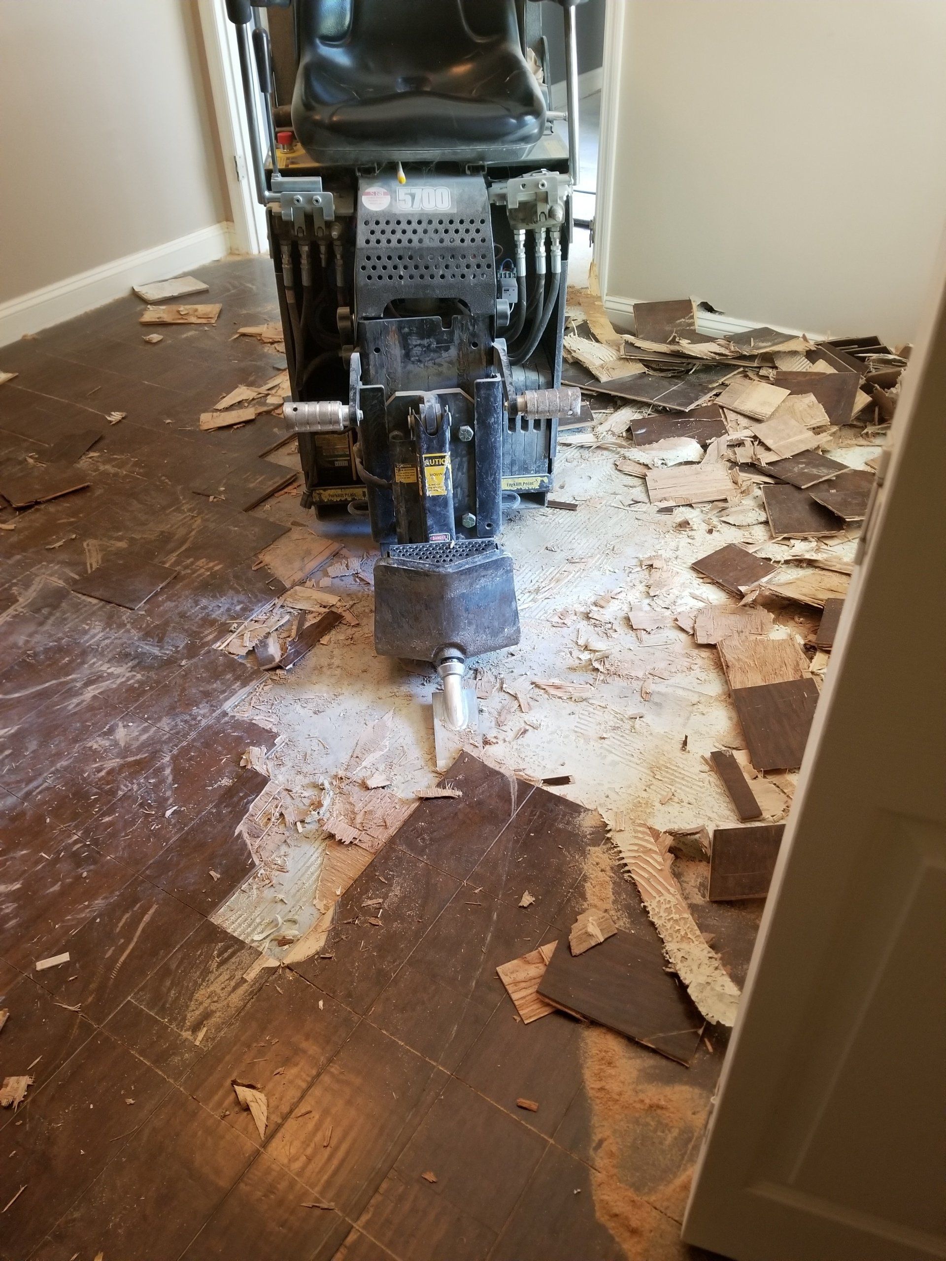 wood flooring removal