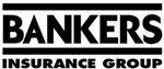 The bankers insurance group logo is black and white.