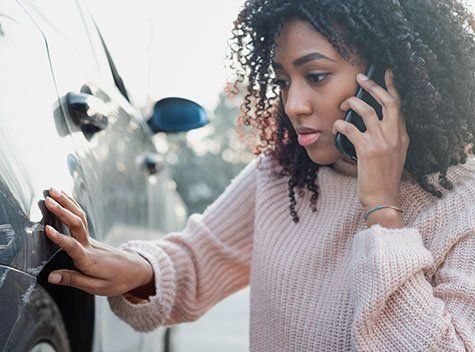 Auto Accident Lawyers — Woman Calling Help in Milwaukee, WI Auto Accident Lawyers — Woman Calling Help in Milwaukee, WI