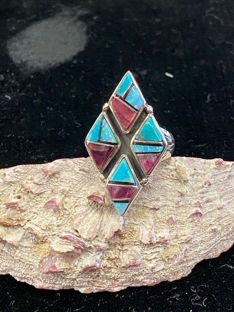 Native Diamond Stone Embedded Ring — Atlanta, GA — Aztec Jewelers