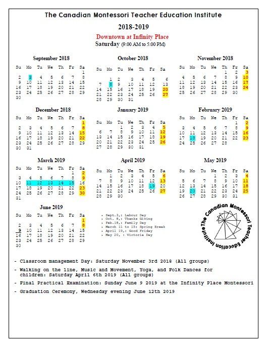 Early Childhood East York 2026 Calendar Early Childhood East York 2026 Calendar