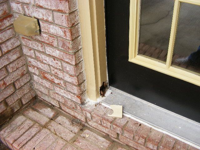 Decaying Window Frame Due to Moisture