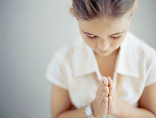 child praying