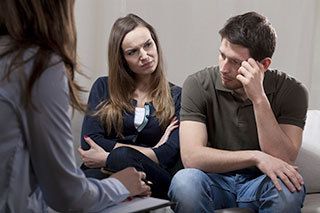 couple solves issues with help of a counselor