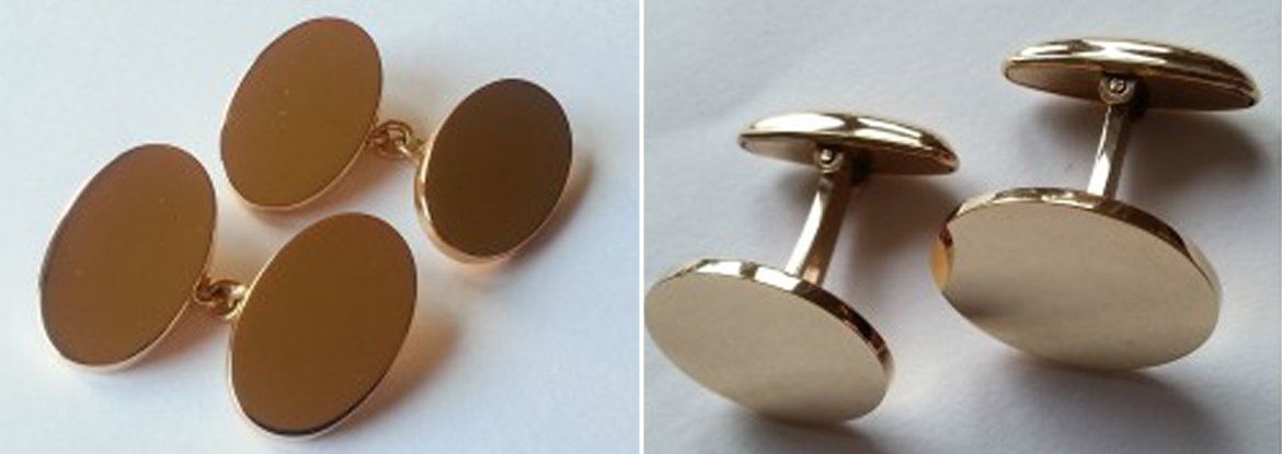 Gold Crest Cufflinks