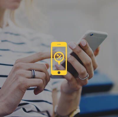 Join E-Club on Phone Hover Icon Yellow