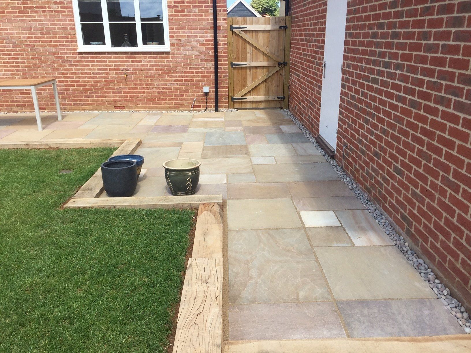 Patios laying