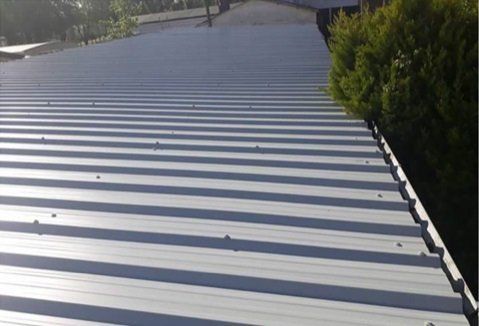 Galvanise roof