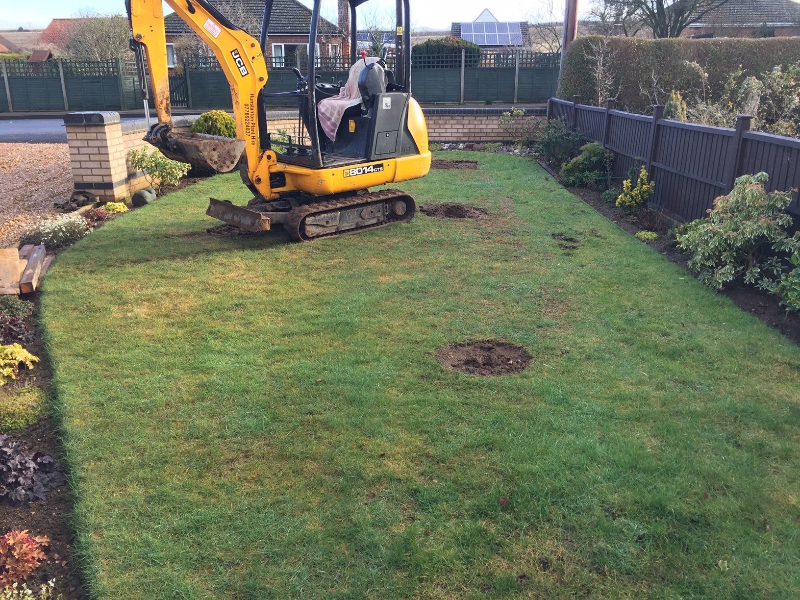 Landscaping and stone paving