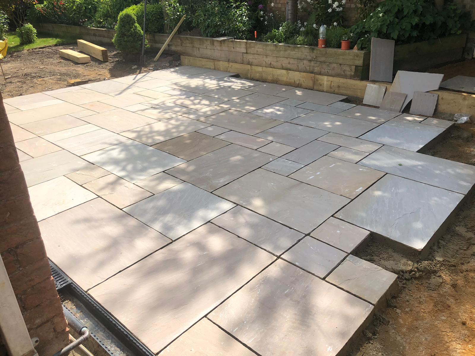 Patios laying