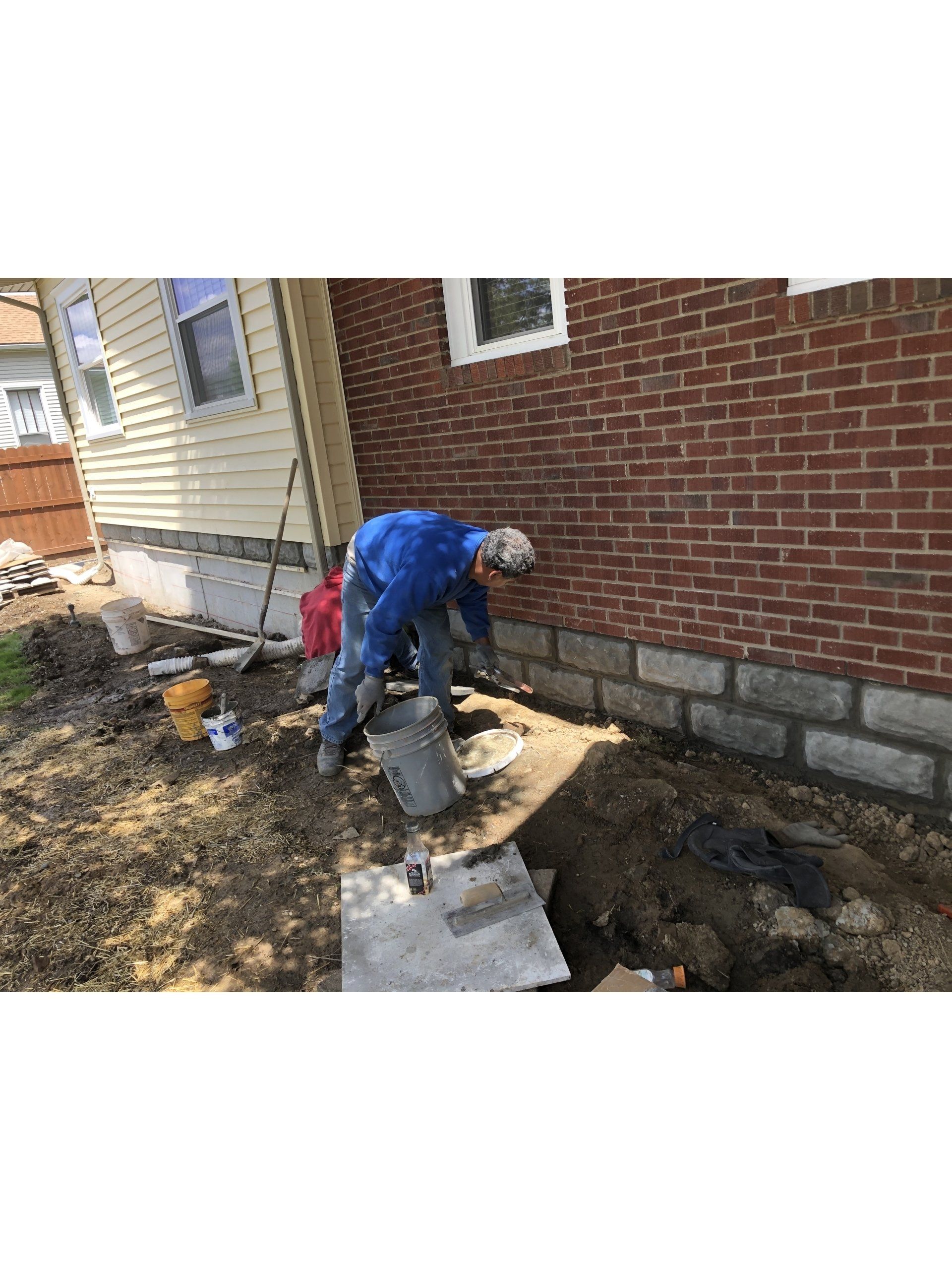 During Brick Work During Brick Work