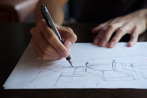interjera dizainers veido interjera dizainu