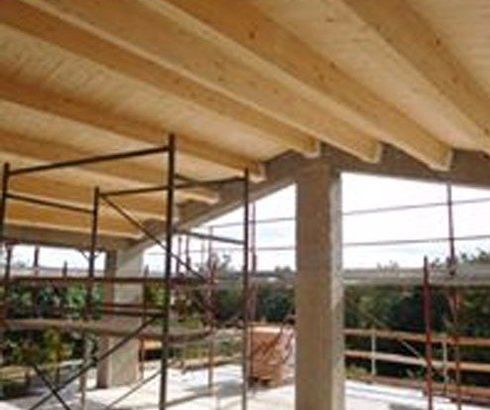 Edificio in fase di costruzione