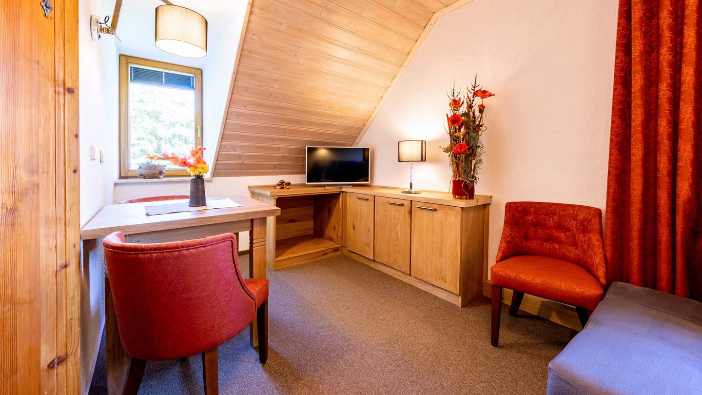Ferienhof Alte Försterei, FeWo Sperlingslust Wohnzimmer