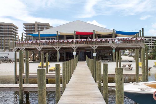 Orange Beach Restaurant on water