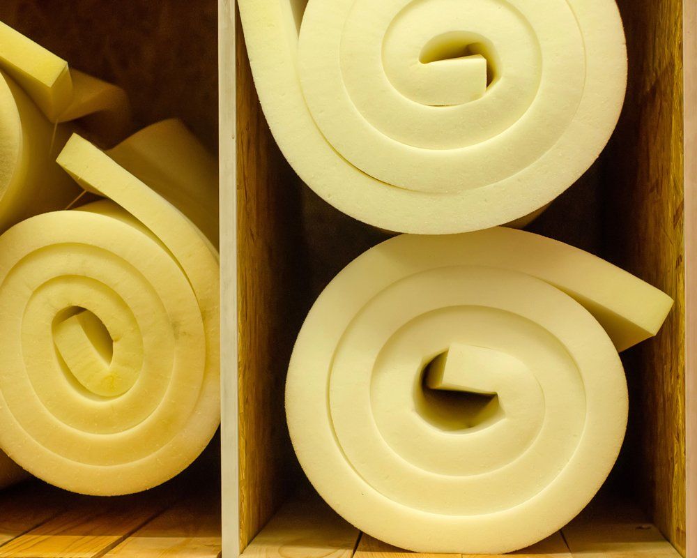 Custom-Cut Foam — Yellow Foam Rolls in Fletcher, NC