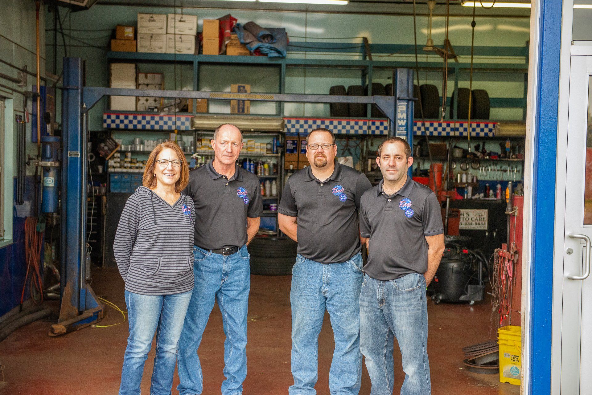 The Team at Tim's Auto Care in Freeport, IL