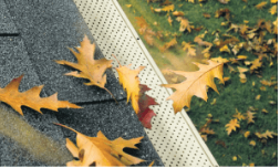 Gutters — House with New Seamless Aluminum Rain Gutters in Fort Wayne, IN