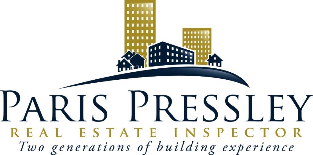 A logo for paris pressley real estate inspector